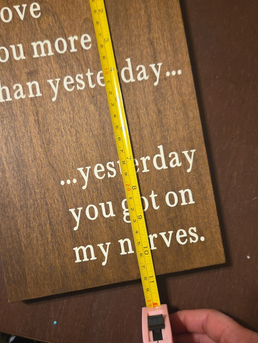 Wooden Sign - Picture 4 of 5